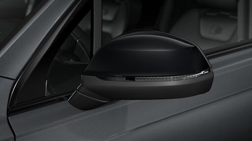 Корпуси зовнішніх дзеркал чорні